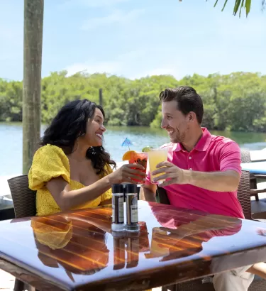 Couple Dining in Matlacha